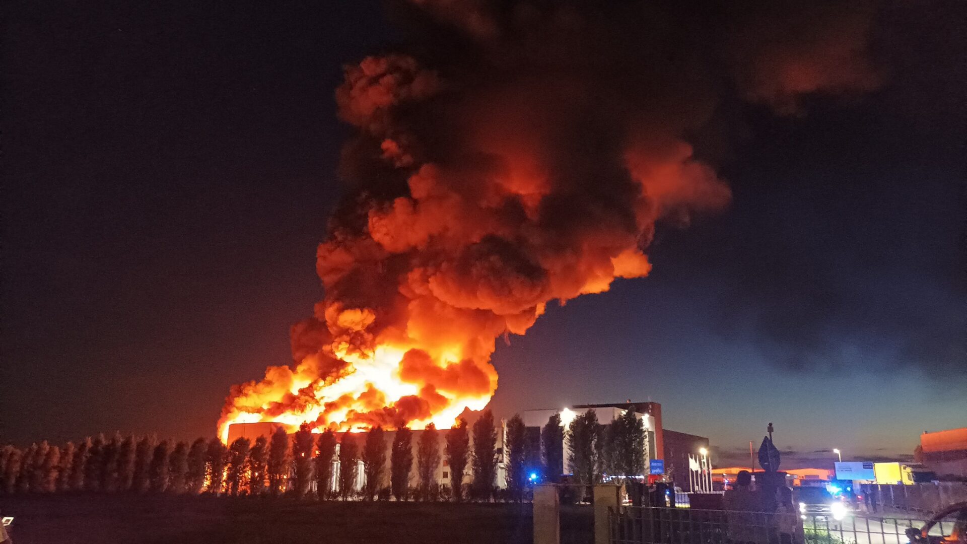 Villafontana incendio Geofin 31 agosto 2025