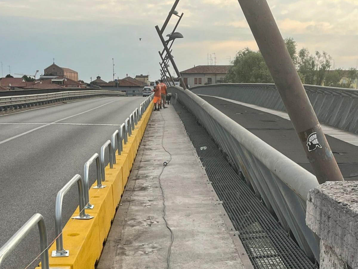Legnago - Percorso alternativo per bici e pedoni su ponte Principe Umberto