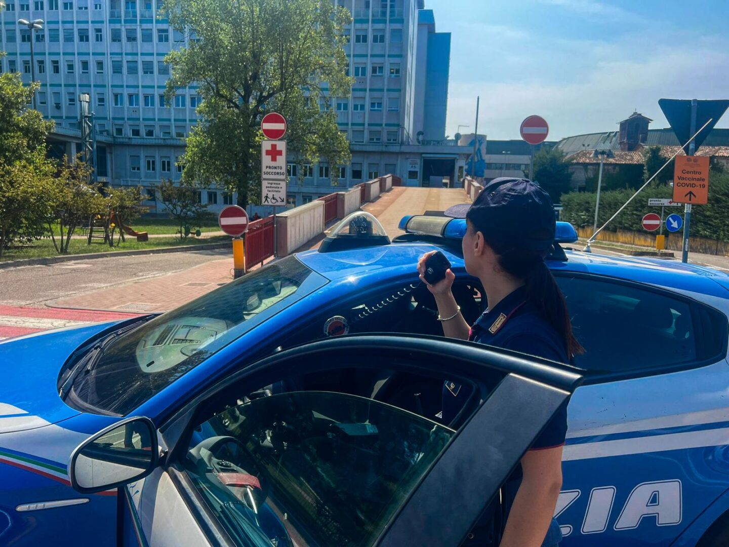 Polizia Verona Ospedale Borgo Trento