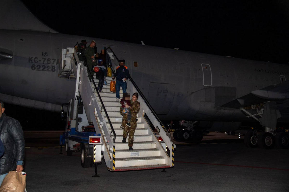 Volo umanitario bambini Gaza (marzo 2025)