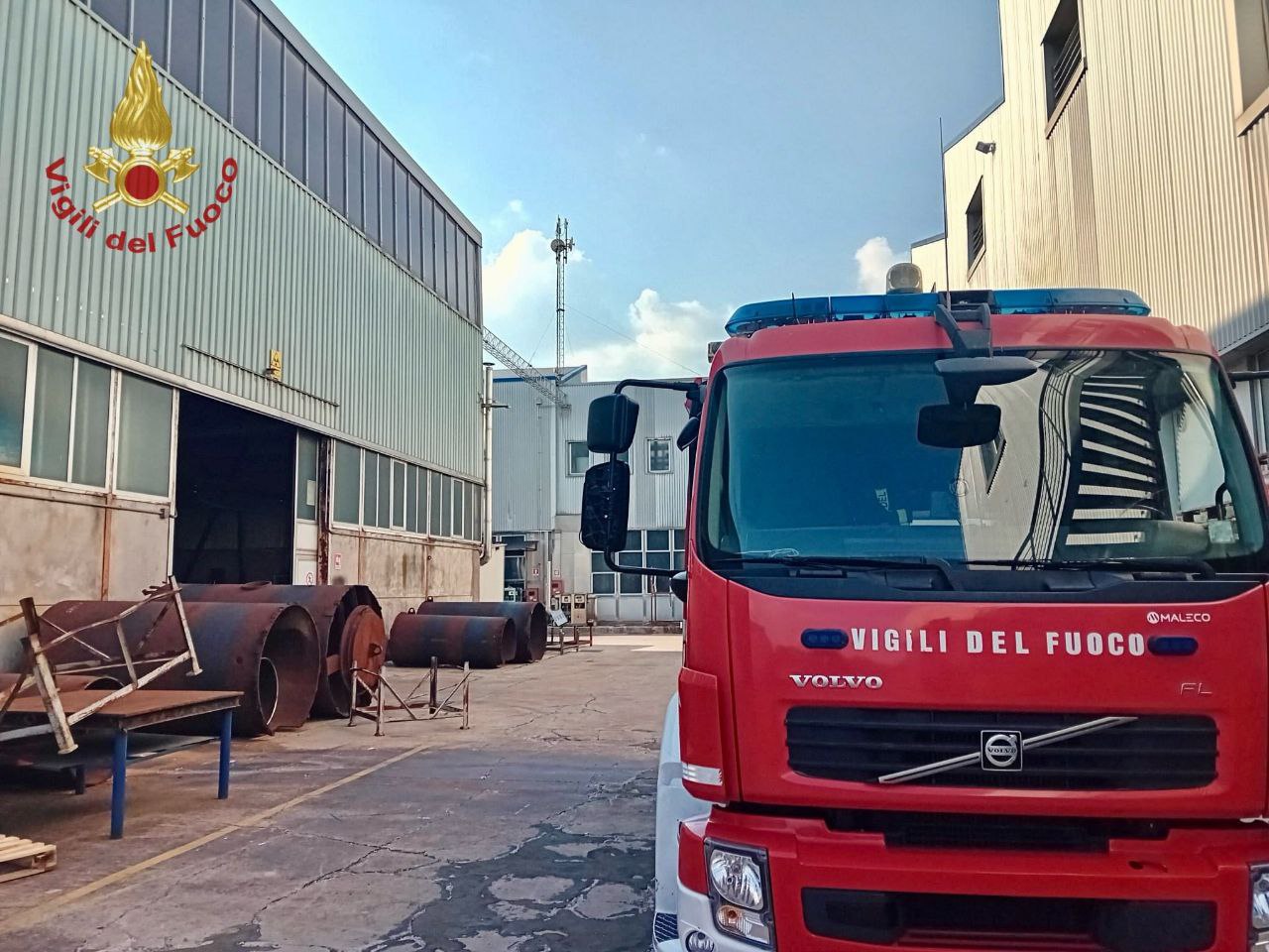 incidente zevio vigili del fuoco