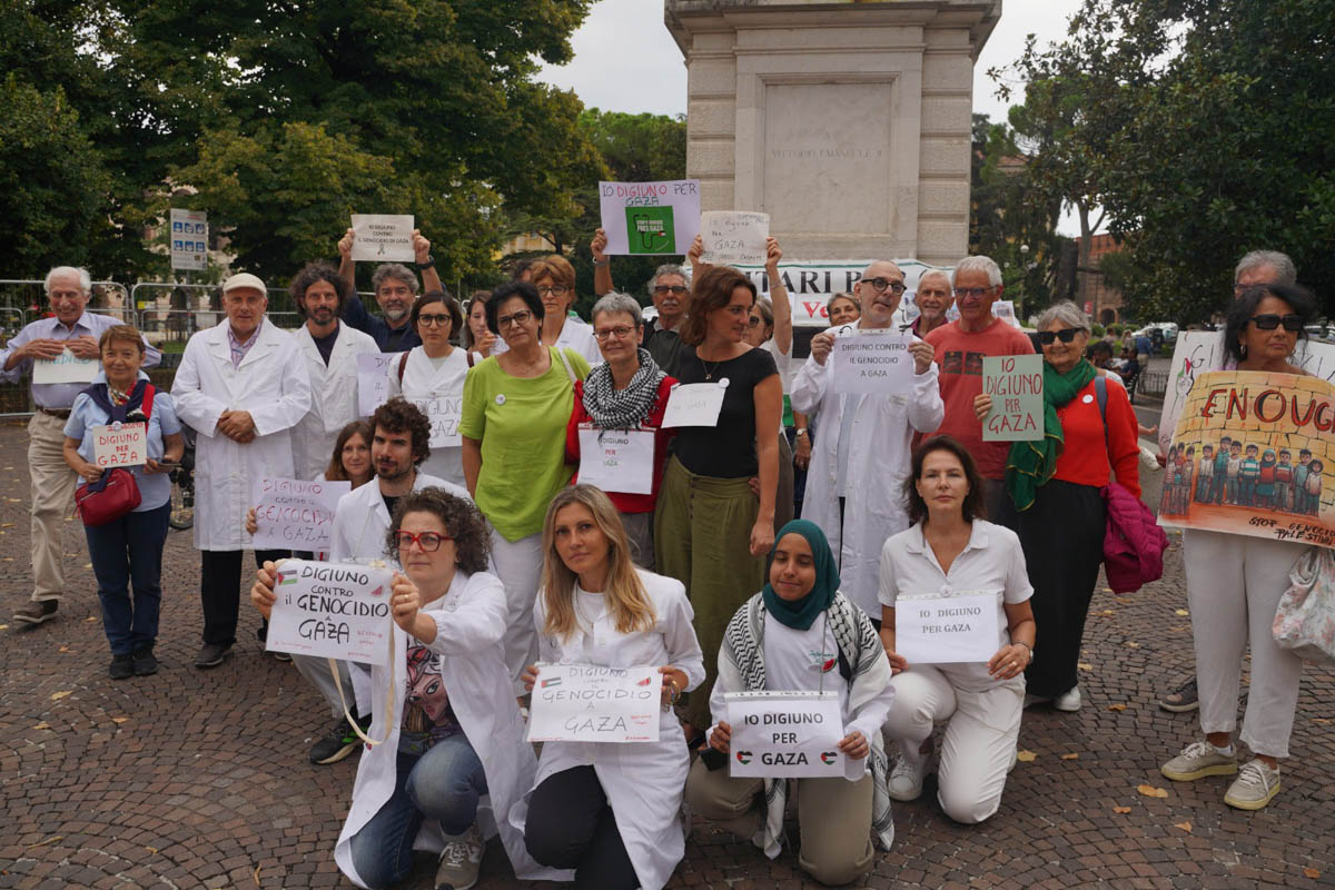 verona digiuno per gaza