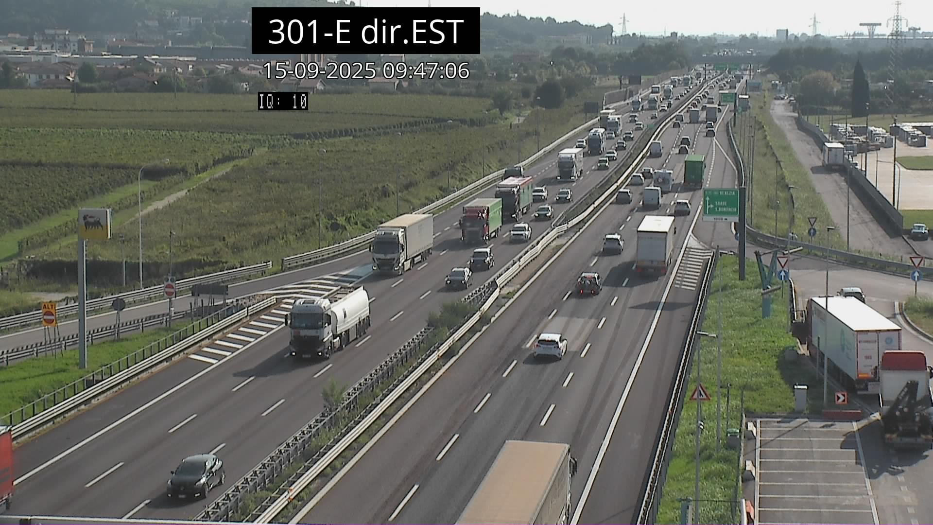 A4 traffico 15.09.2025