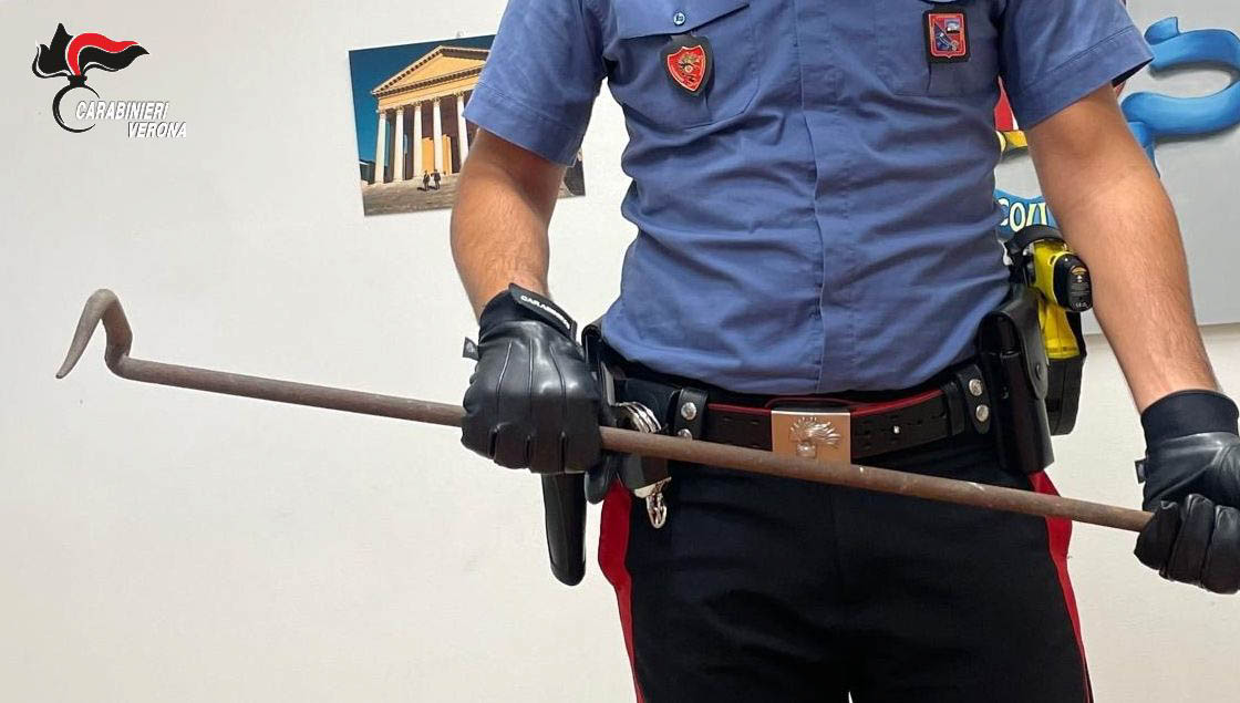 Carabinieri San Bonifacio - spranga
