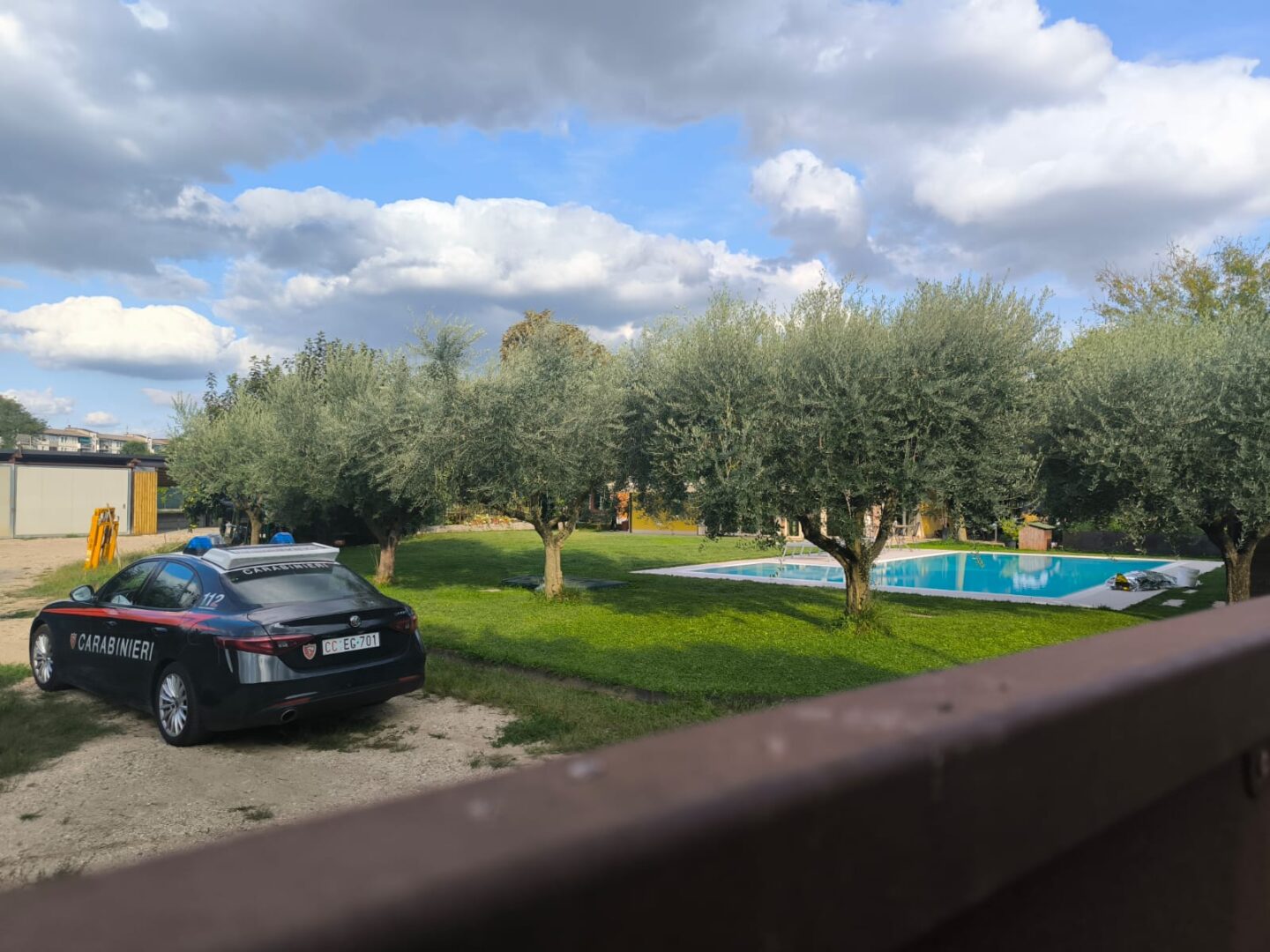 Carabinieri - incidente piscina via Sogare