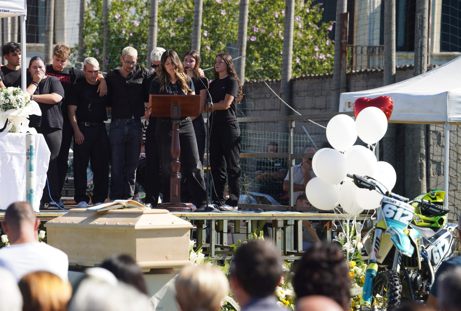 Funerali Mattia Adami Santo Stefano di Zimella (1)
