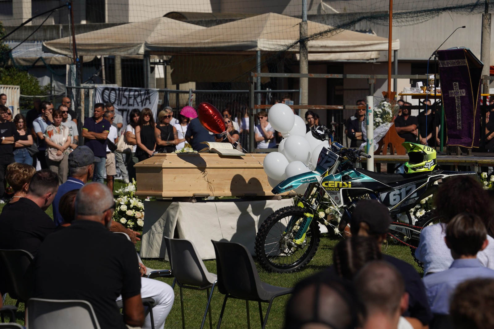 Funerali Mattia Adami Santo Stefano di Zimella (1)