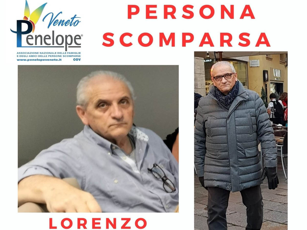 Lorenzo scomparso Sanguinetto