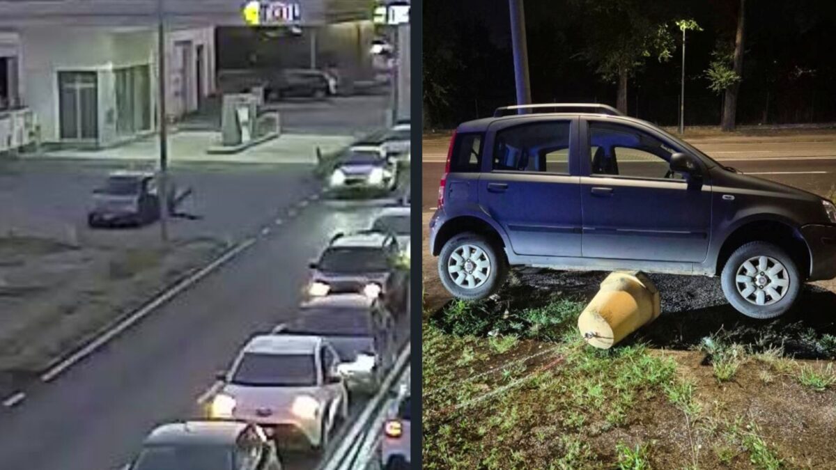 Macchina via Torbido incidente