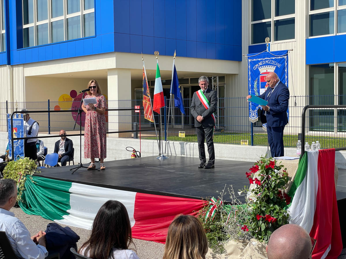 Inaugurazione della scuola secondaria di primo grado "Emanuela Loi" di Mozzecane