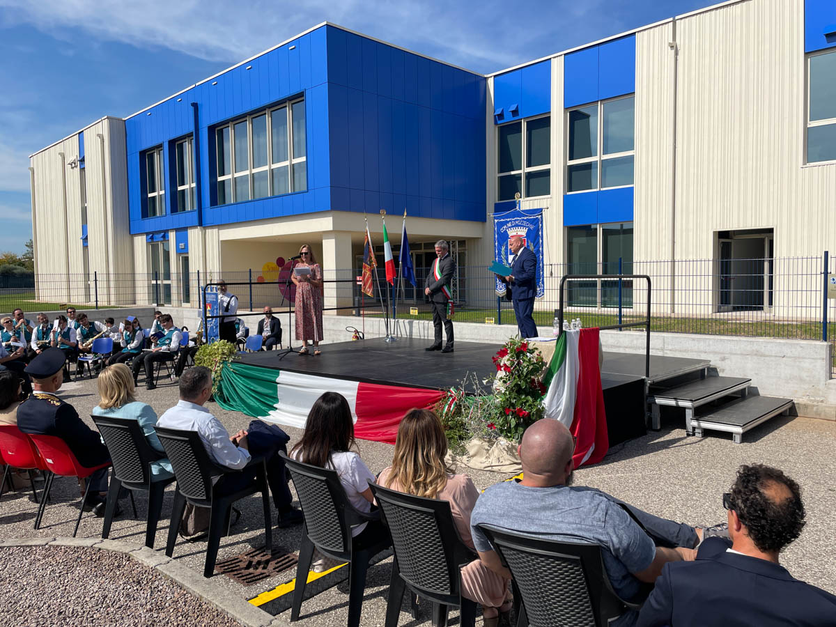 Inaugurazione della scuola secondaria di primo grado "Emanuela Loi" di Mozzecane