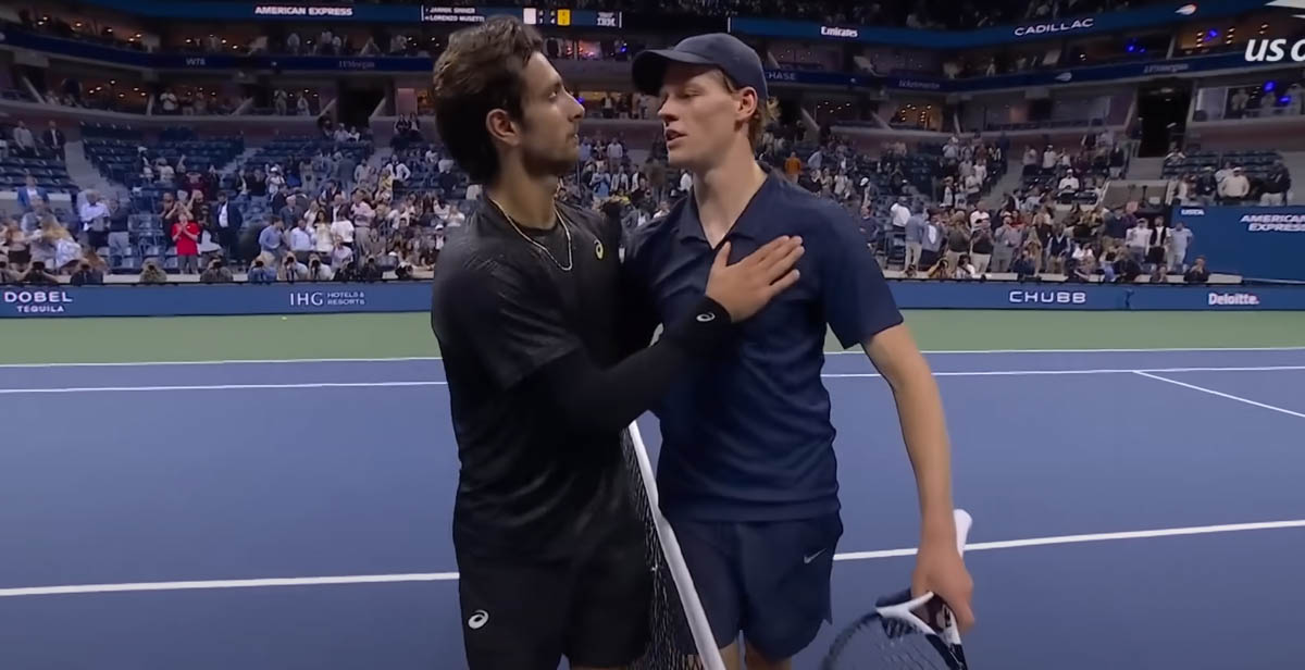 Jannik Sinner e Lorenzo Musetti US Open 2025