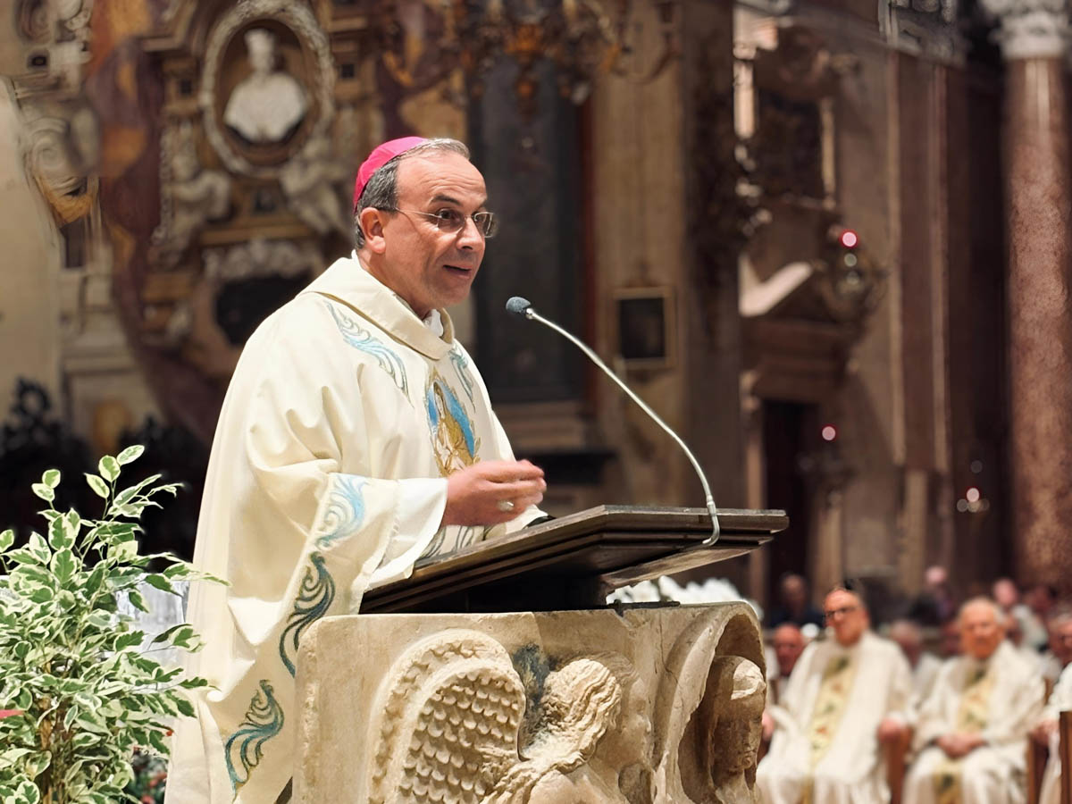 Vescovo di Verona Domenico Pompili - Consegna lettera pastorale 2025 Sul limite