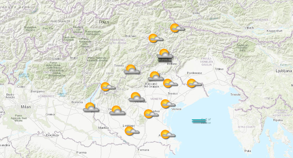 meteo veneto 08-09-2025