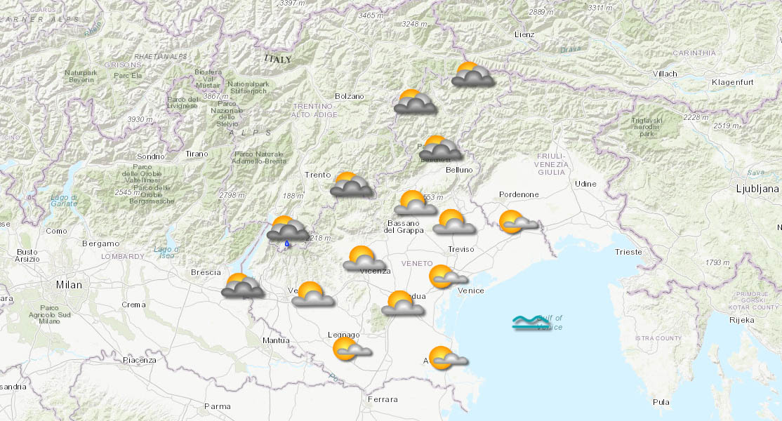 meteo veneto 13-09-2025