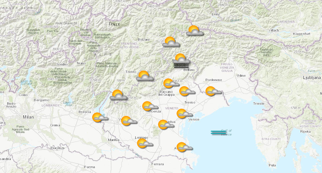 meteo veneto 16-09-2025