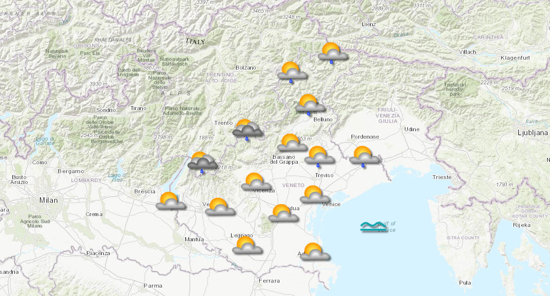 meteo veneto 27-09-2025