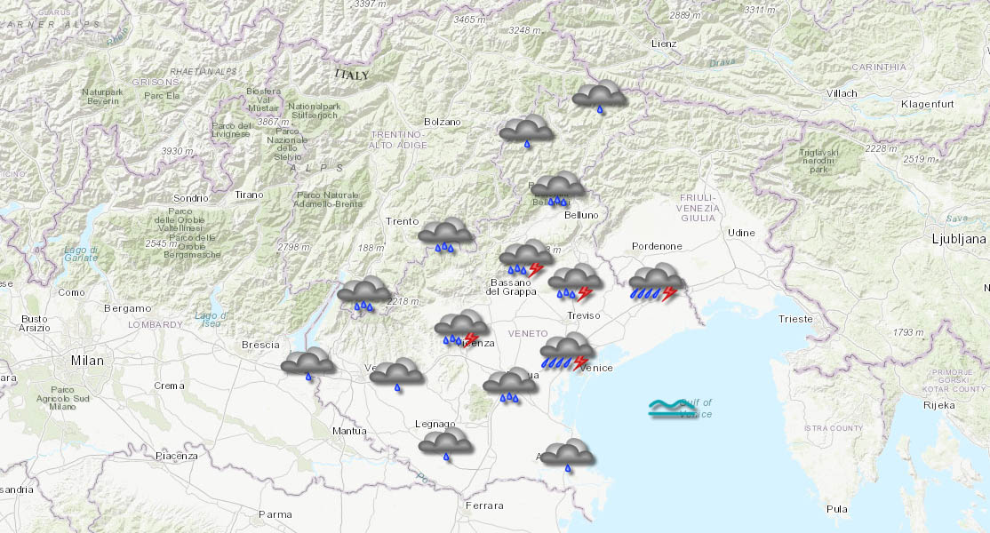 meteo verona veneto 10.09.2025