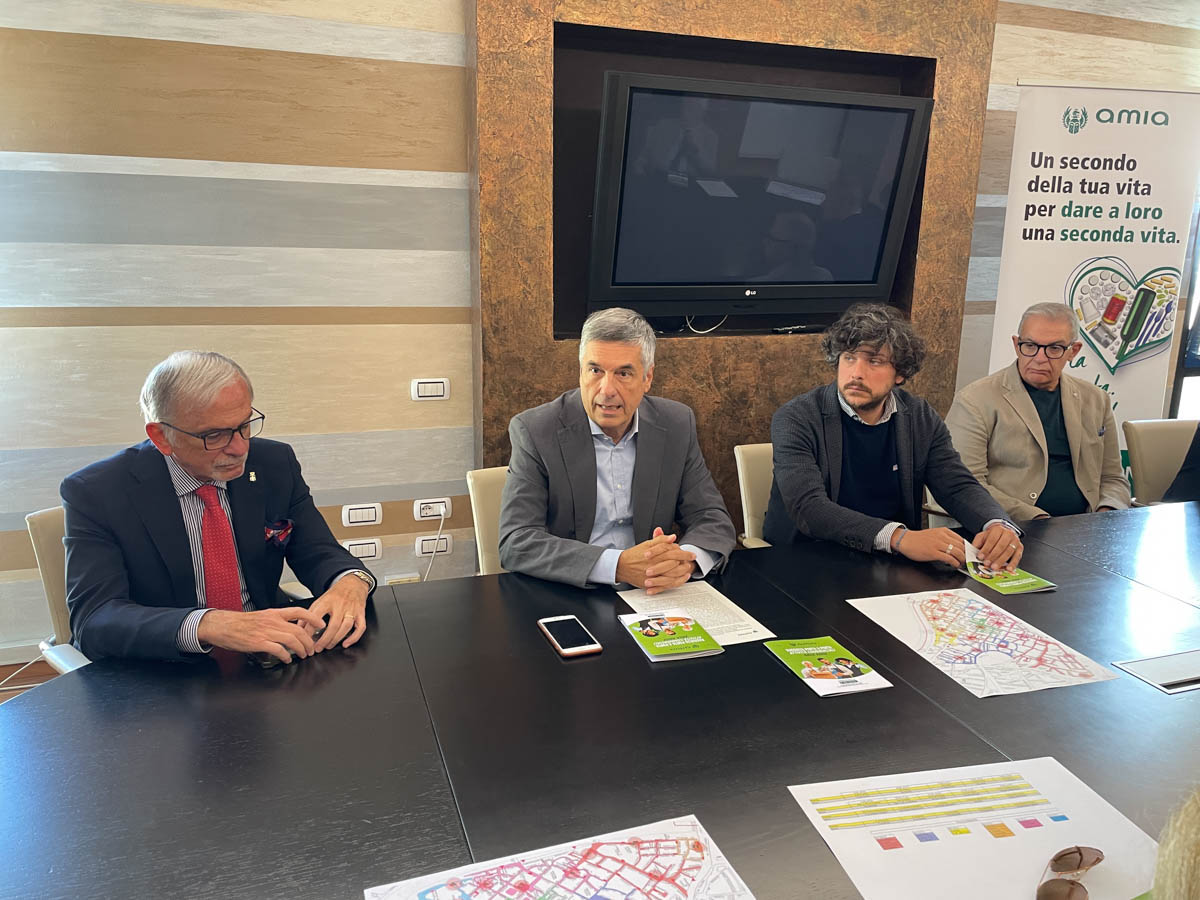 Amia raccolta rifiuti centro storico