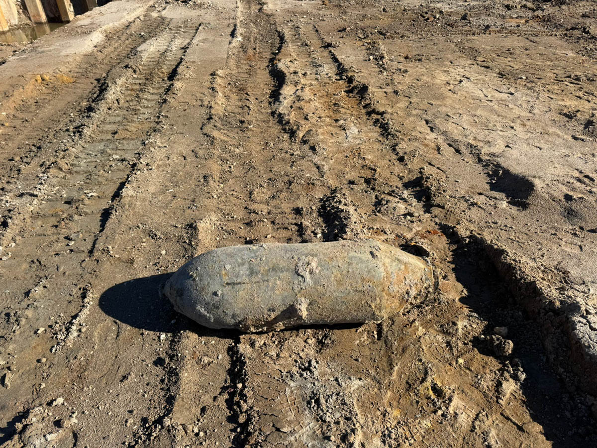 Bomba della seconda guerra mondiale ritrovata a Legnago nel cantiere della Edison