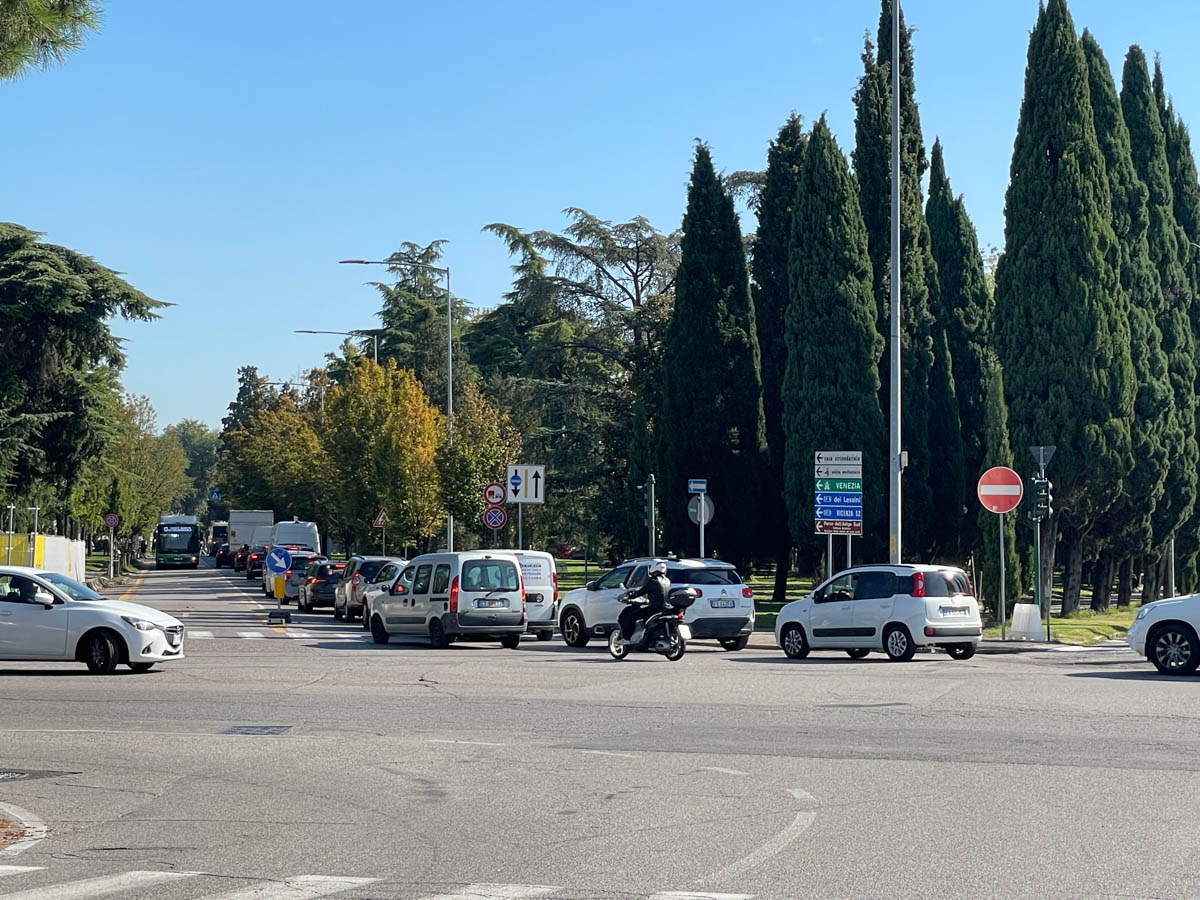 Incrocio via Torbido-ponte Aleardi Verona