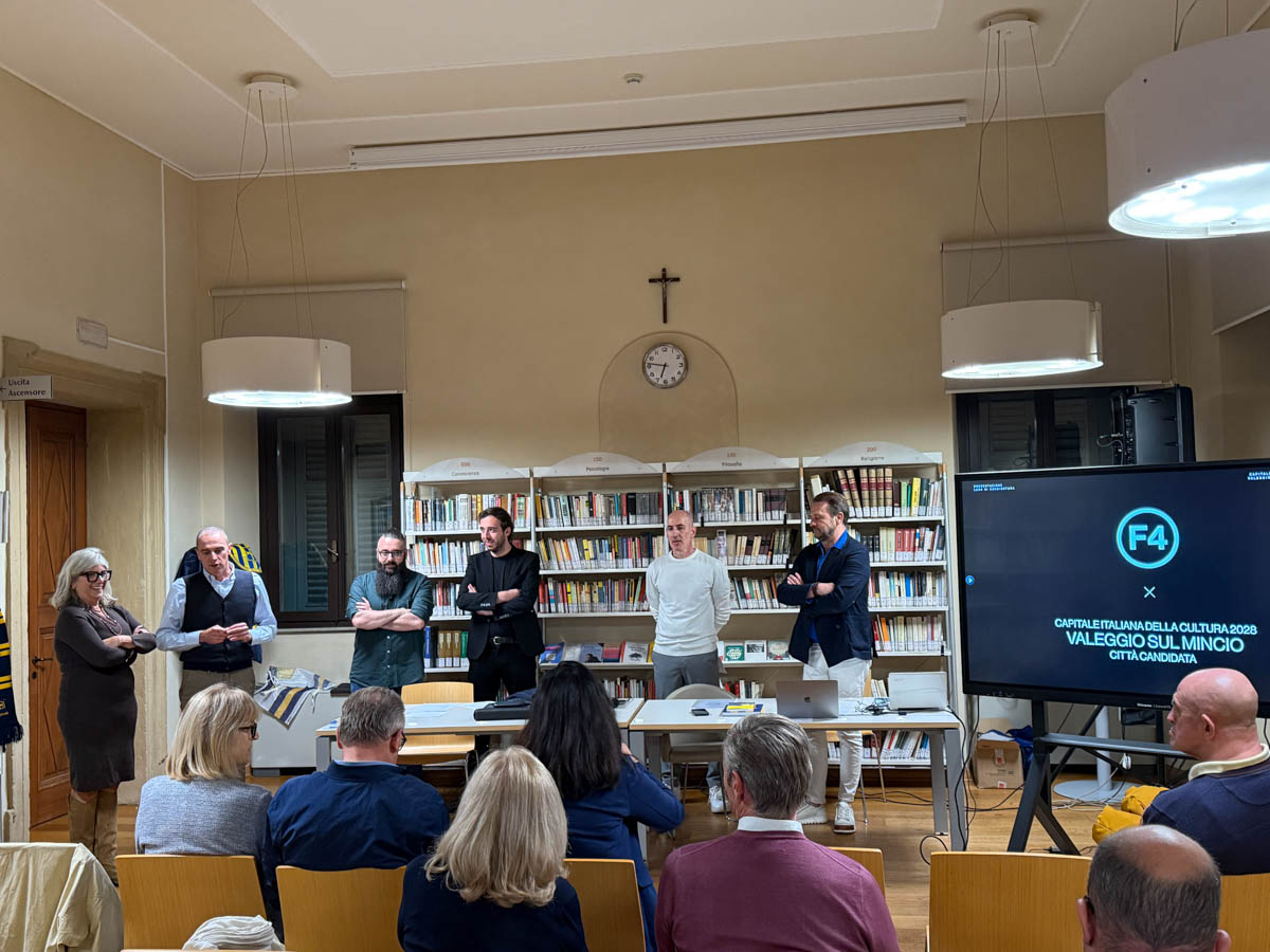 Logo Valeggio candidata a Capitale Italiana della Cultura 2028