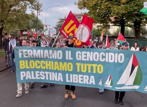 Manifestazione Palestina Porto San Pancrazio