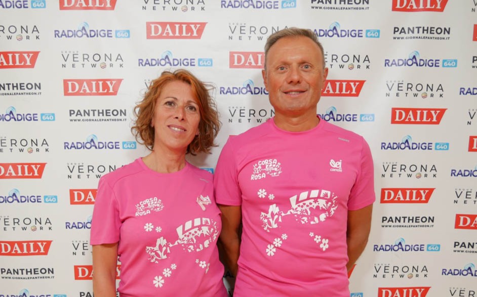 Nicola Dal Grande ed Elisabetta Cioffi - La Corsa in Rosa Mozzecane