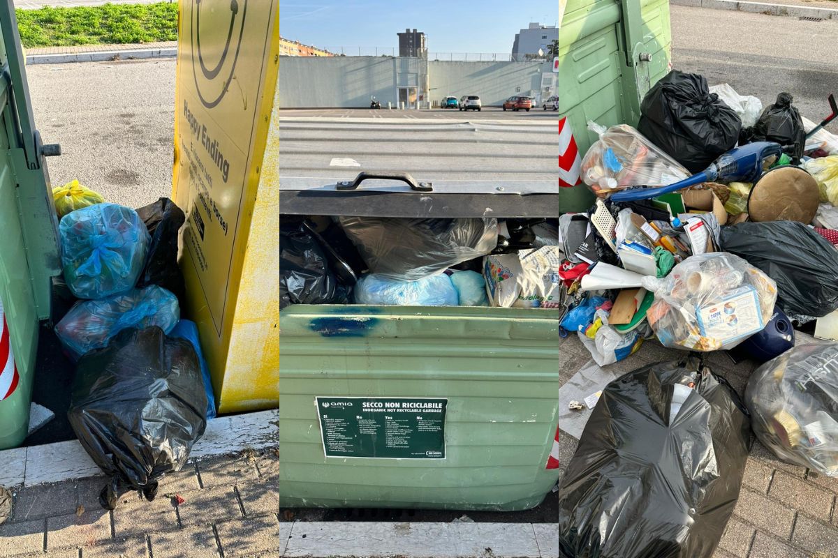 Rifiuti abbandonati Golosine