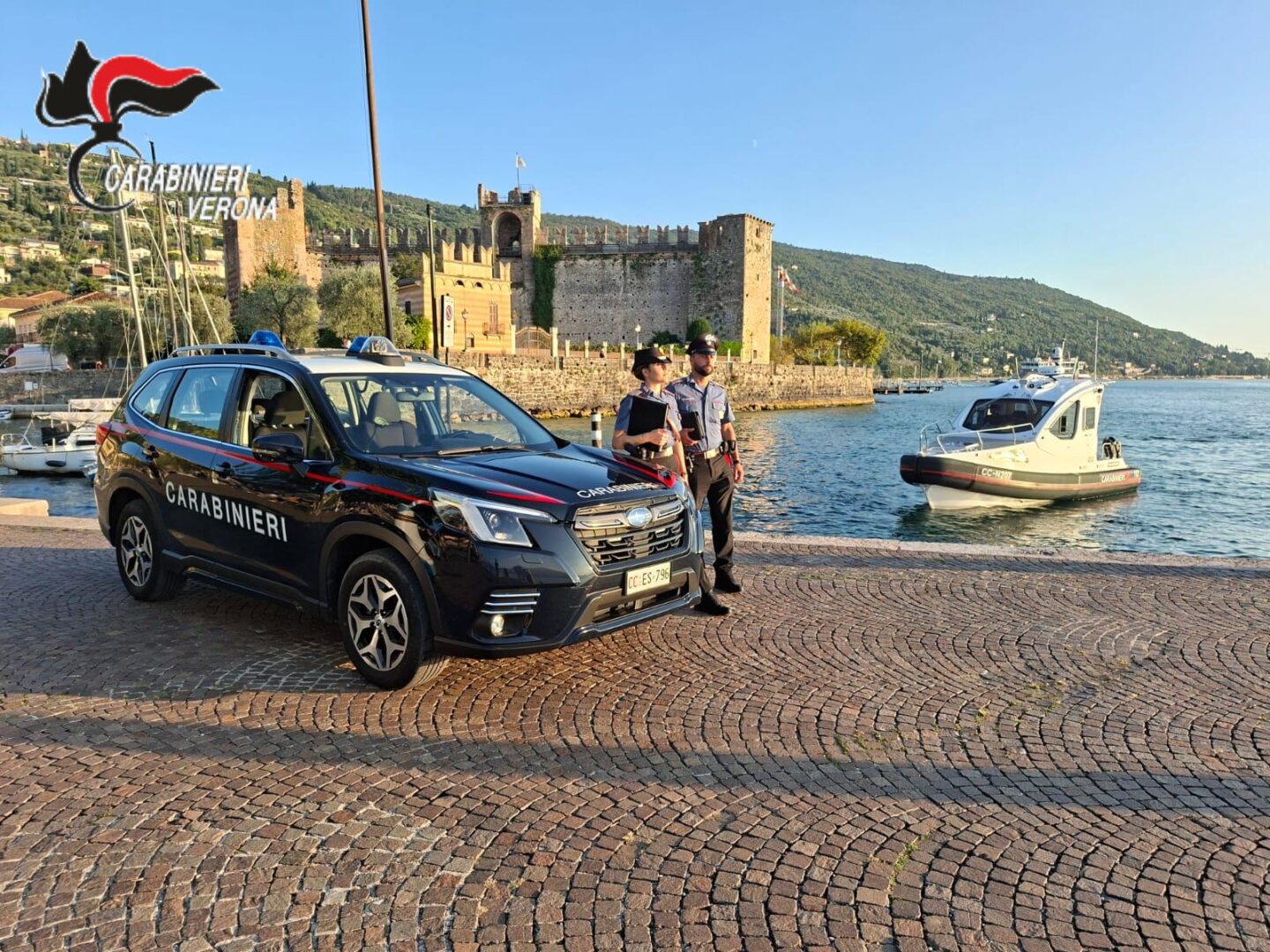 carabinieri lago di garda