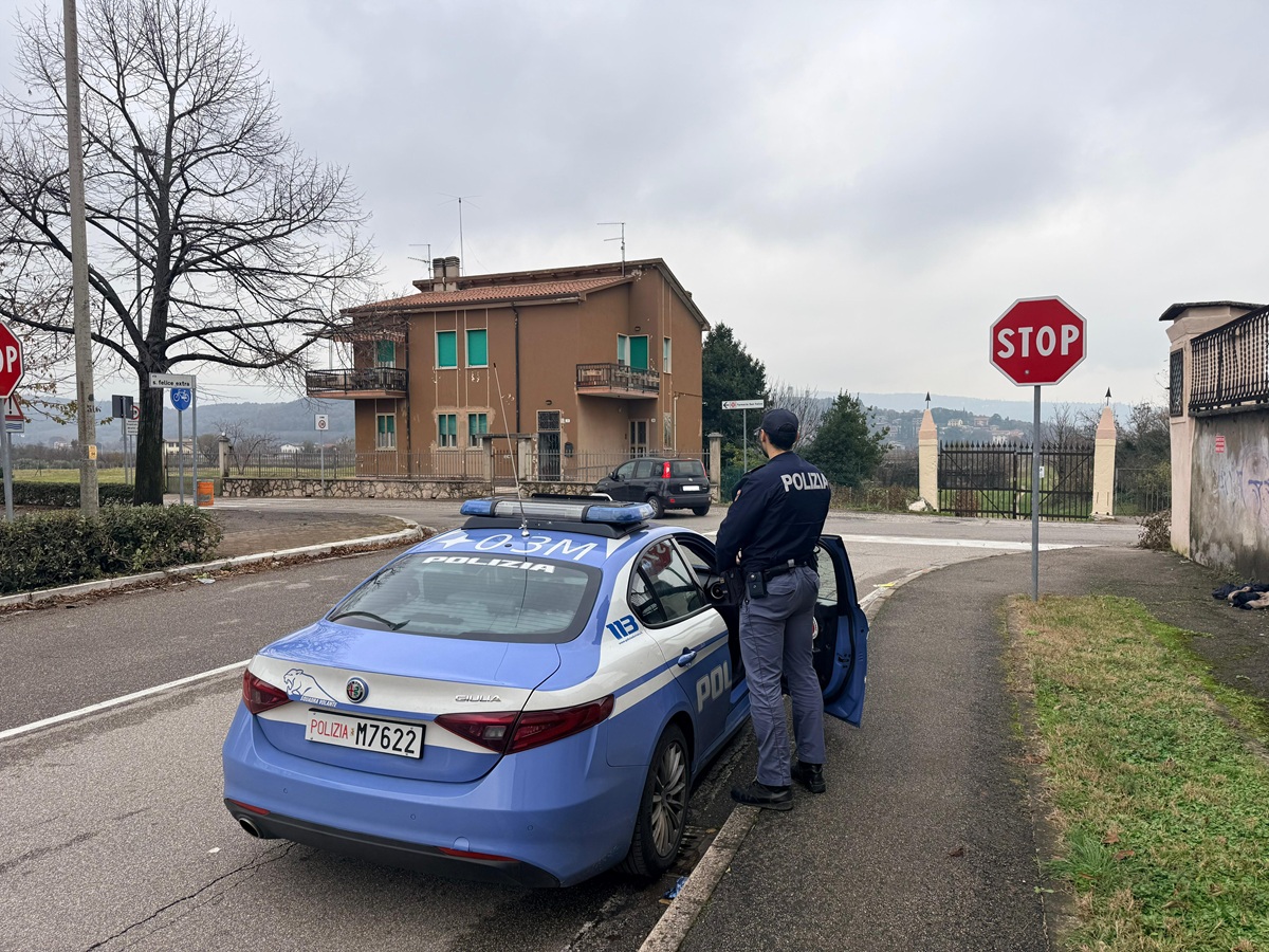 Polizia Verona via Villa Cozzi via San Felice Extra