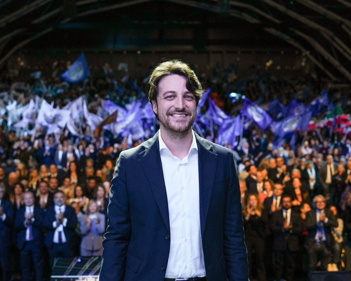 Alberto Stefani chiusura campagna elettorale Padova