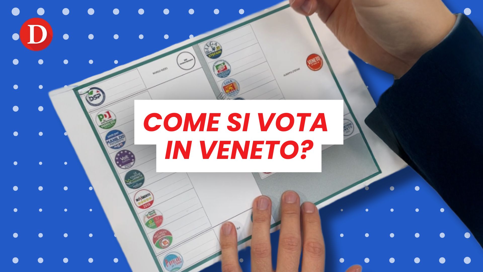 COME SI VOTA IN VENETO - elezioni regionali 2025