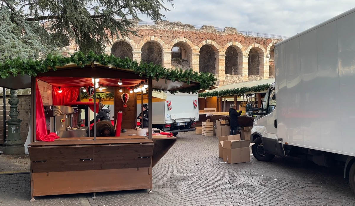 Mercatini di Natale Verona 2025 - Allestimento