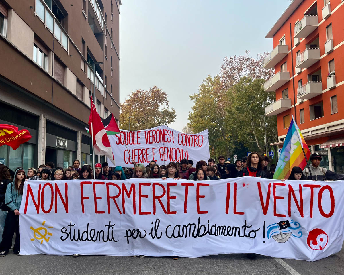 Sciopero Rete Studenti Medi UDU Verona 14.11.2025 14 novembre