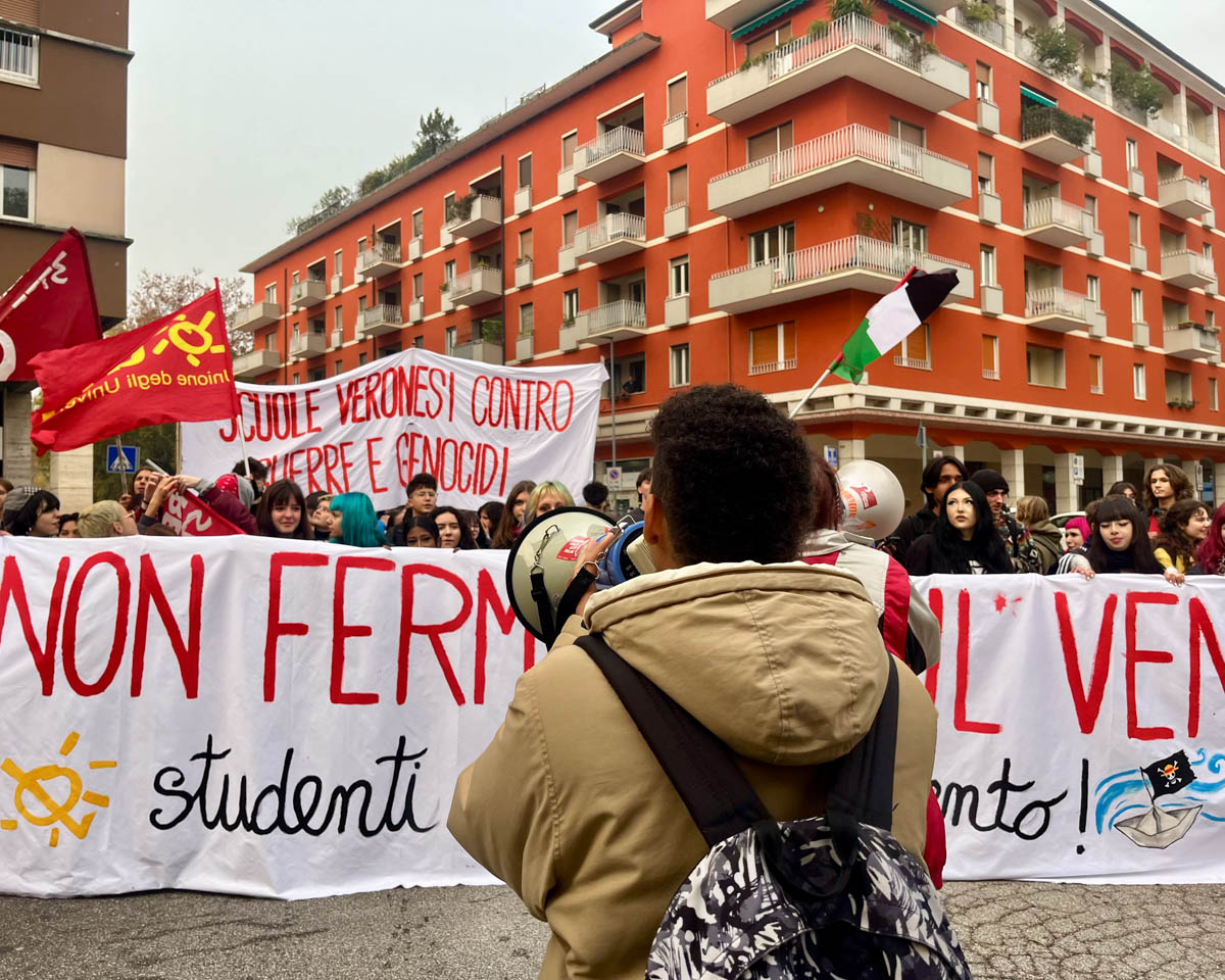 Sciopero Rete Studenti Medi UDU Verona 14.11.2025 14 novembre