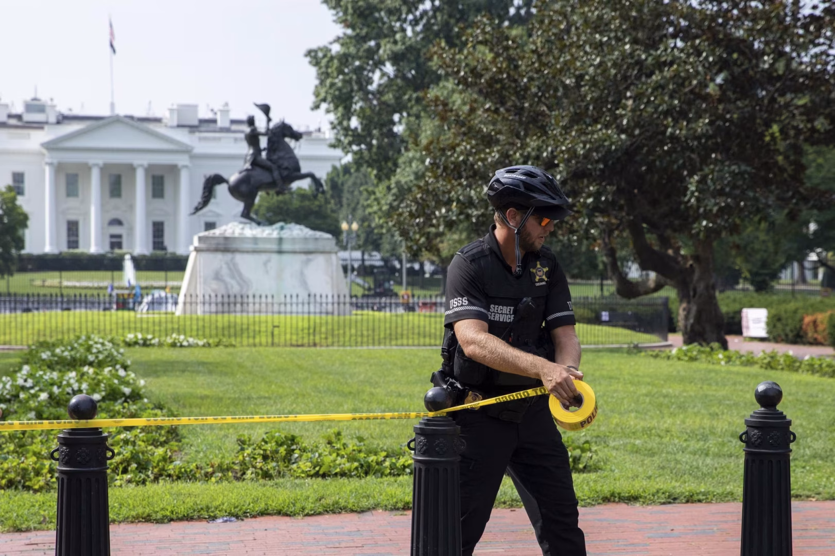 casa bianca sparatoria