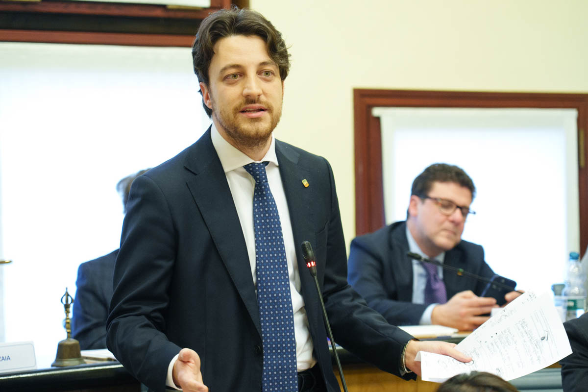 Alberto Stefani in Consiglio regionale Veneto