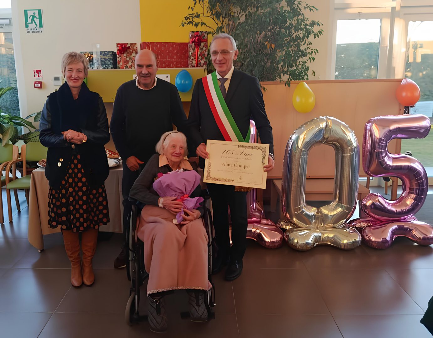 Alma Compri Nogarole Rocca Bagnolo 105 anni