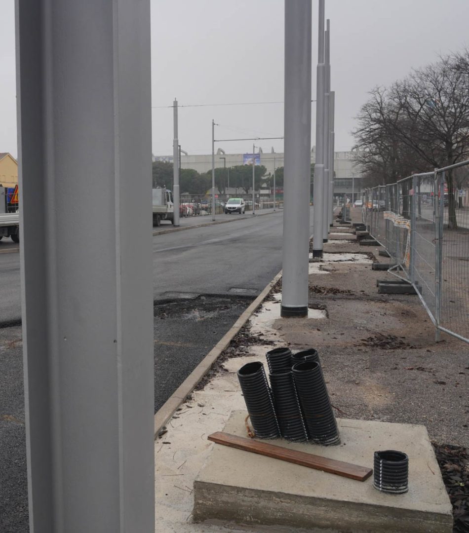 Cantiere filovia Verona sud (19-12-2025)