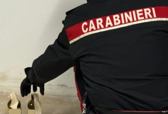 Carabinieri Molotov Verona legnago