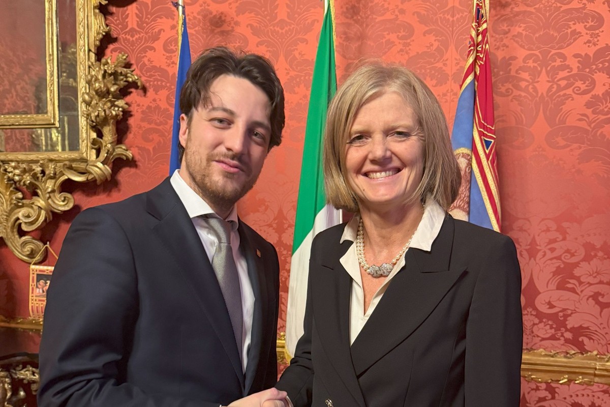 Il presidente Stefani ha ricevuto oggi a Palazzo Balbi la Magnifica Rettrice dell'Università di Verona, la professoressa Chiara Leardini