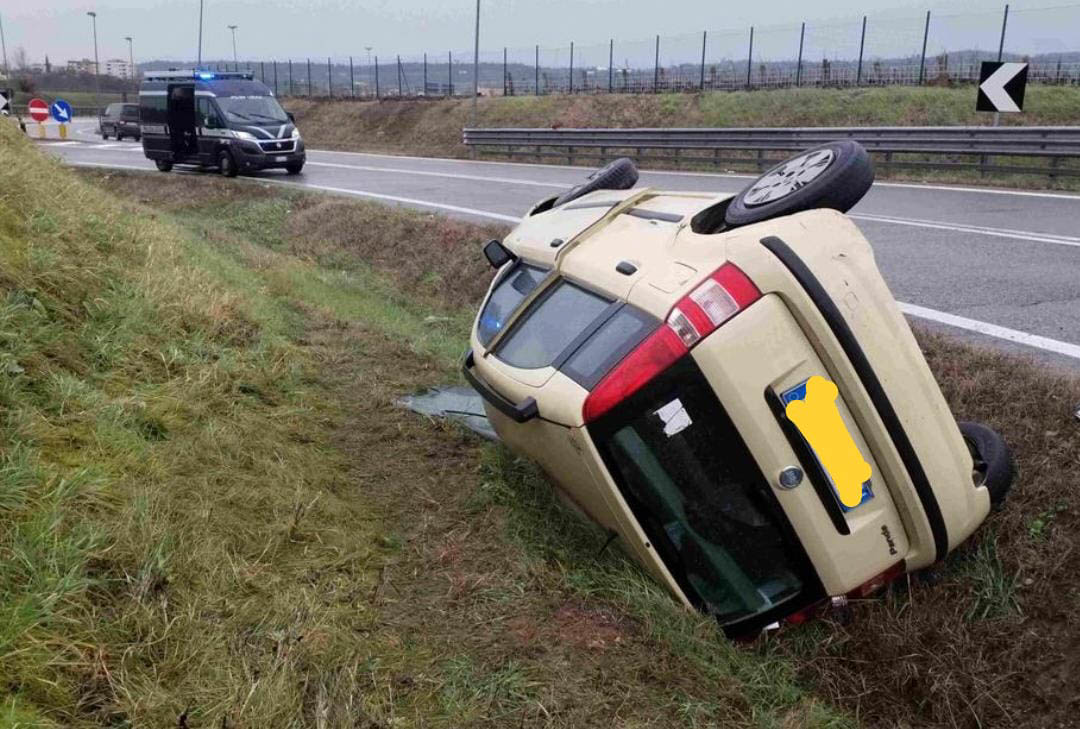 Incidente stradale Verona - Tangenziale Est Montorio
