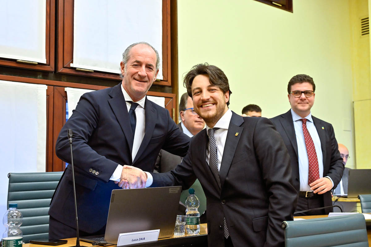 Luca Zaia e Alberto Stefani