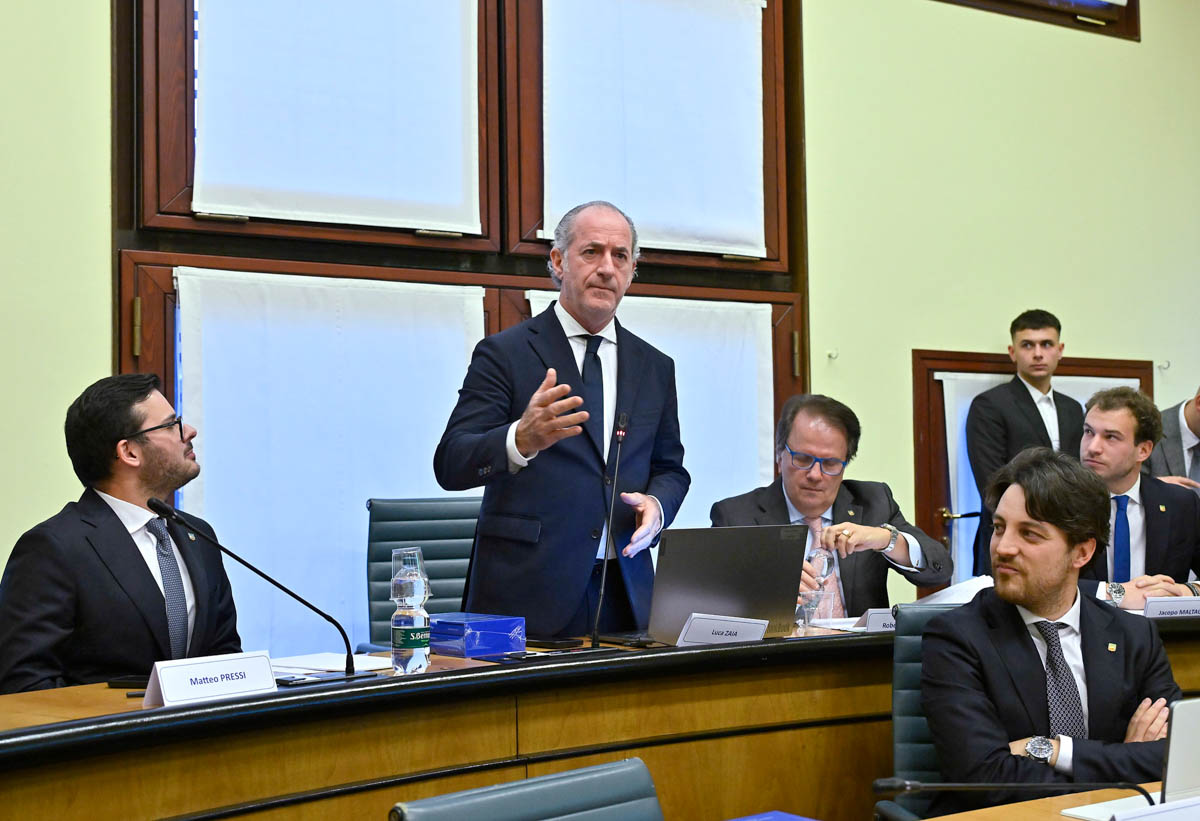Consiglio regionale - prima seduta - Luca Zaia presidente