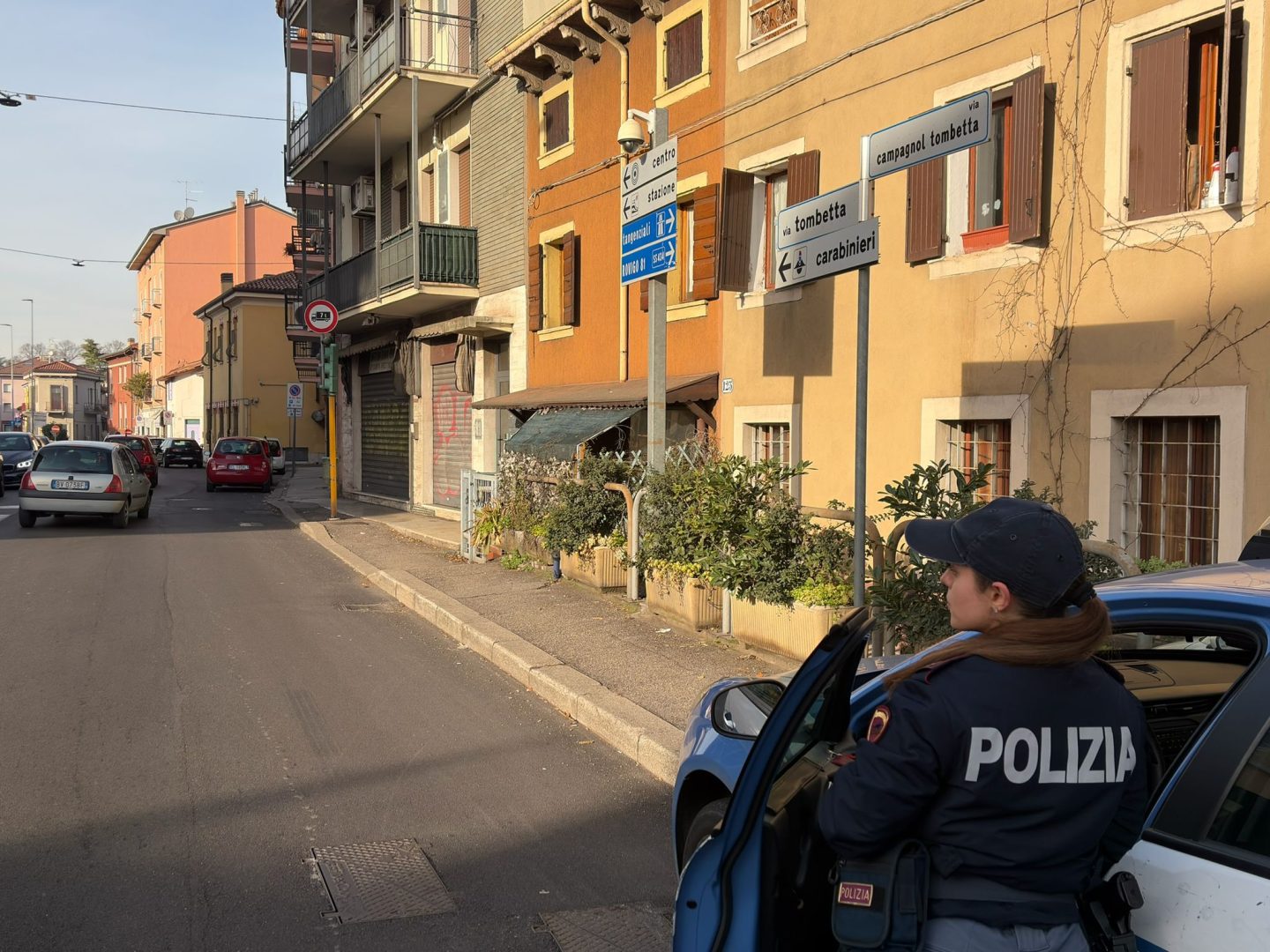 Polizia via Tombetta Verona