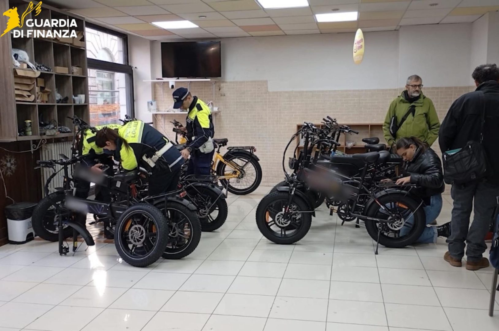 Sequestro E-bike truccate Verona