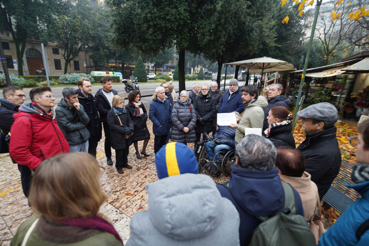 Sopralluogo cantiere corso Porta Nuova - Milano Cortina 2026