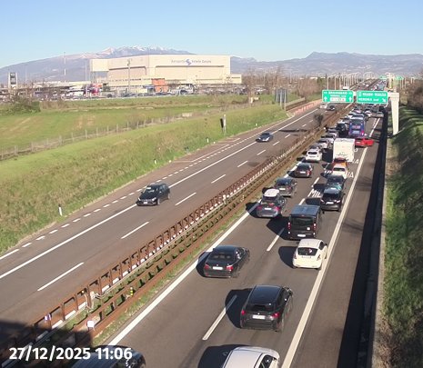 Traffico code incidente A22 Verona Nord