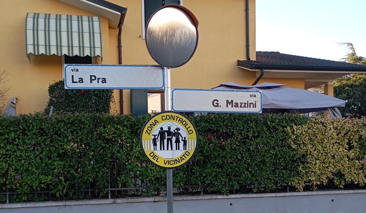 Via Mazzi via La Pra Povegliano Veronese Controllo di Vicinato